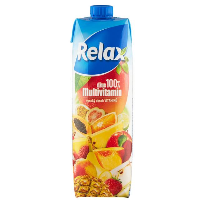 Relax Džús multivitamín 100%, 1l - Klas