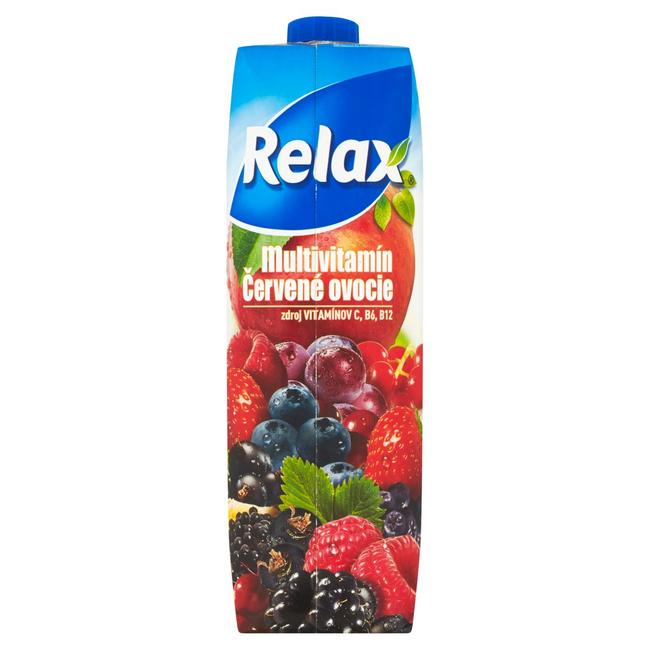 Relax Džús multivitamín červené ovocie, 1l - Klas