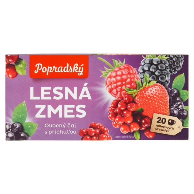 Popradský čaj ovocný lesná zmes 20 x 2 g - Klas
