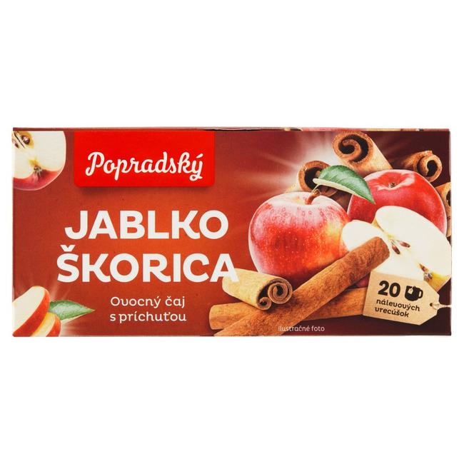 Popradský čaj ovocný jablko škorica 20 x 2 g - Klas