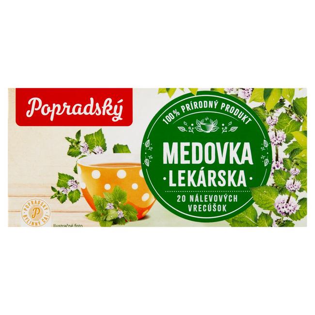 Popradský čaj bylinný medovka lekárska 20 x 1,5 g - Klas