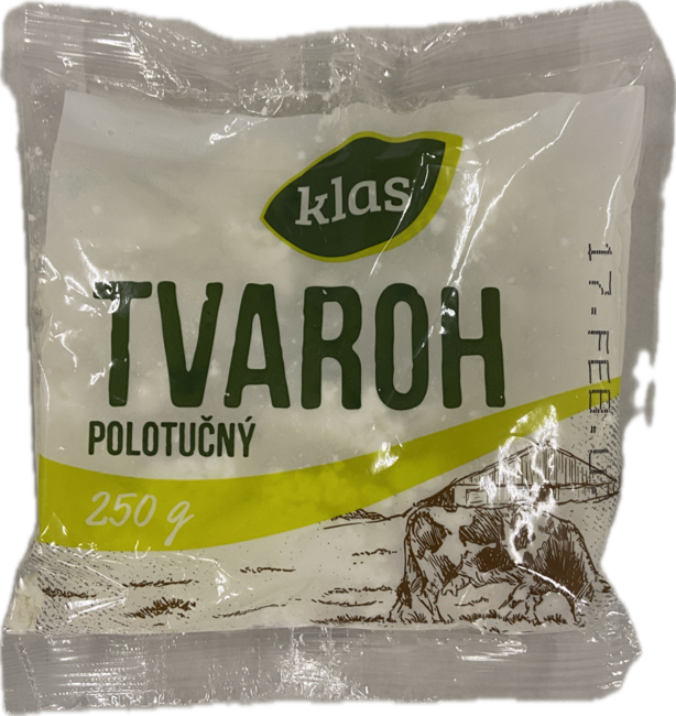 Klas Tvaroh polotučný 250 g - Klas