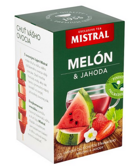 Popradský čaj ovocný melon a jahoda 40 g - Klas