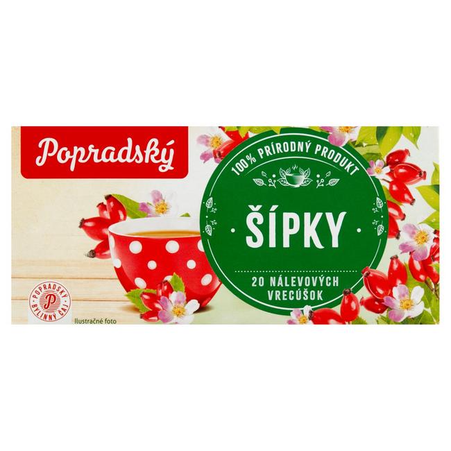 Popradský čaj bylinný šípky 20 x 2 g - Klas