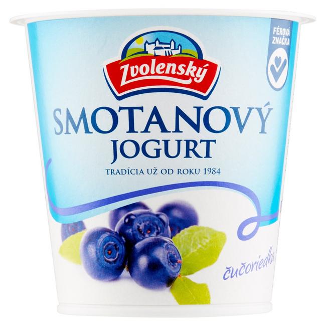 Zvolenský Smotanový jogurt čučoriedka 145 g - Klas