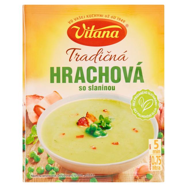 Vitana Tradičná hrachová so slaninou 75 g - Klas