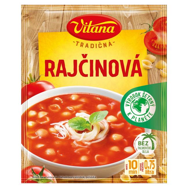 Vitana Tradičná rajčinová s cestovinovou ryžou 70 g - Klas