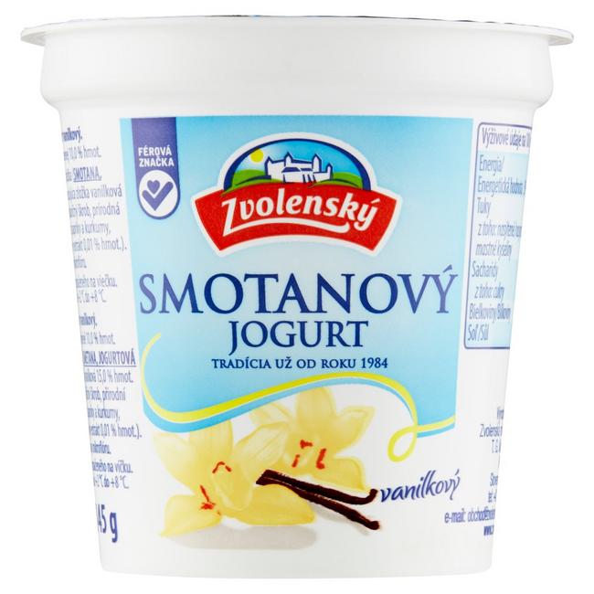 Zvolenský Smotanový jogurt vanilka 145 g - Klas