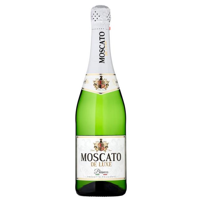 Moscato De Luxe Bianco alkoholický nápoj sýtený 0,75 l - Klas
