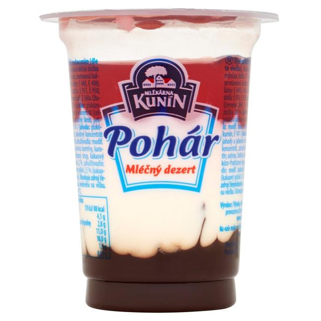 Mlékarna Kunín Pohár čoko 150 g - Klas