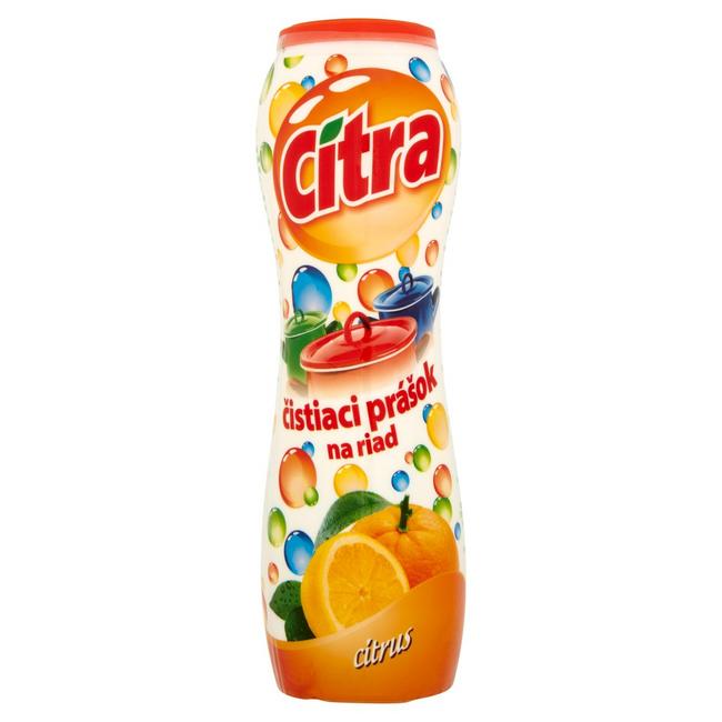 Citra Práškový čistiaci prostriedok na kuchynský riad citrus 400 g - Klas