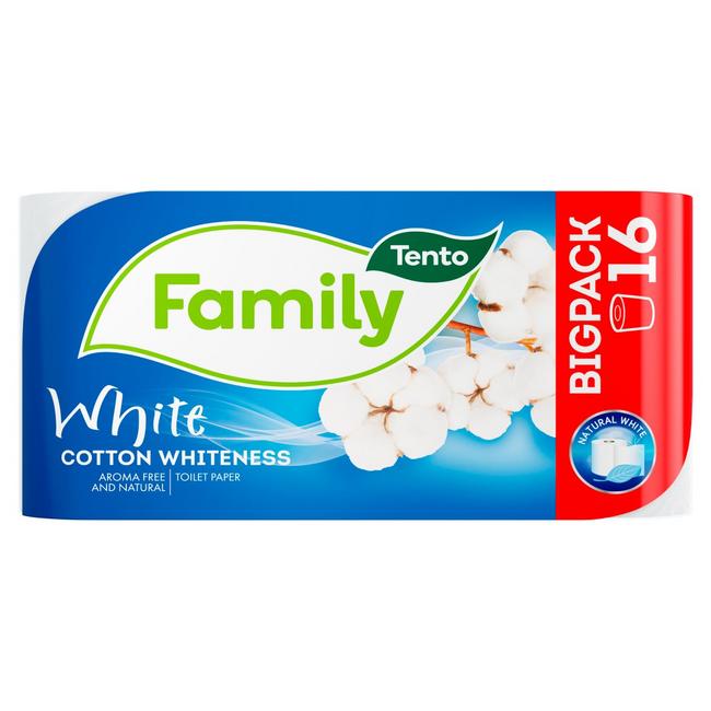 Tento White prírodný toaletný papier 16ks - Klas