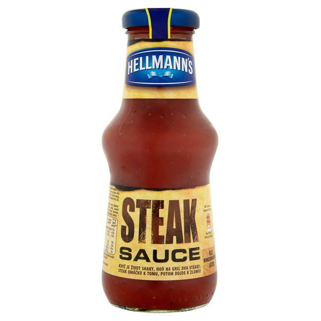 Hellmann´s Grilovacia omáčka k mäsu Steak 250 ml sklo - Klas