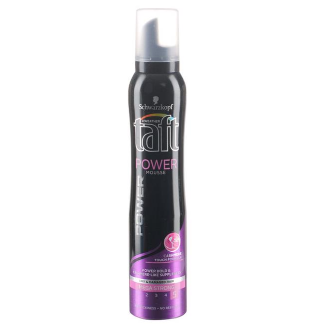 Taft Tužidlo Power Mousse Cashmere Touch Mega Strong 200 ml - Klas