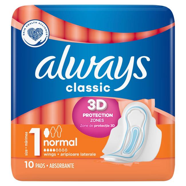 Always Classic Hygienické vložky normal 10 ks - Klas