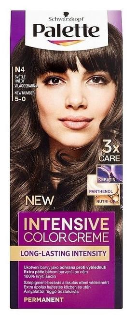 Schwarzkopf Palette Intensive Color Creme farba na vlasy N4 svetlohnedá 50ml - Klas