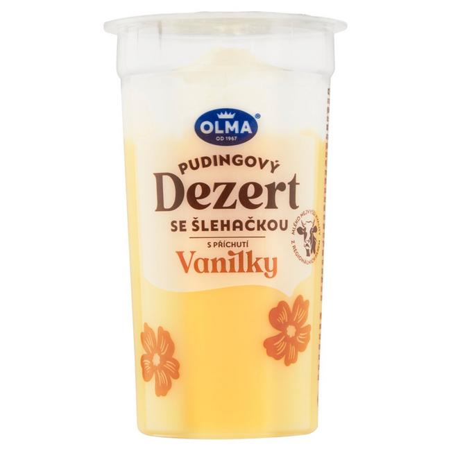 Olma Dezert Pudingový krém so šľahačkou vanilkový 200 g - Klas