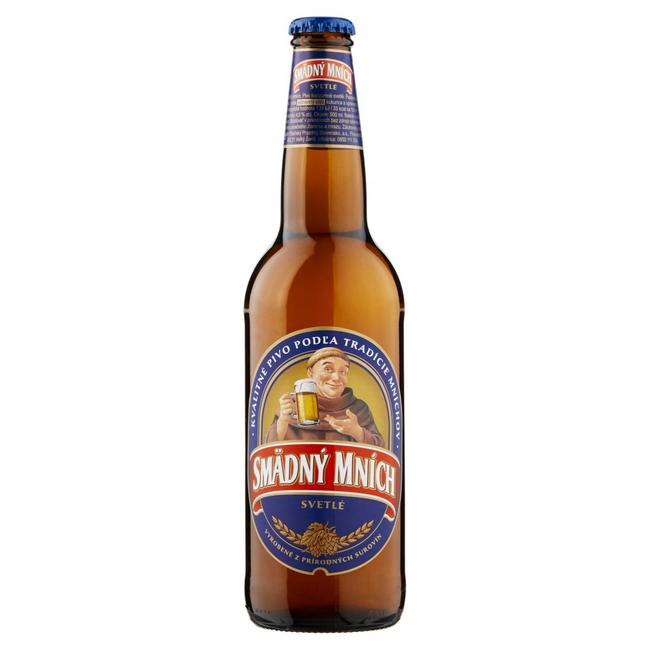 Smädný Mních 10% pivo výčapné svetlé 500 ml fľaša - Klas