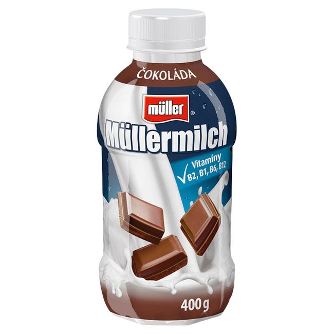 Müller Müllermilch Mliečny nápoj s čokoládovou príchuťou 400 g - Klas