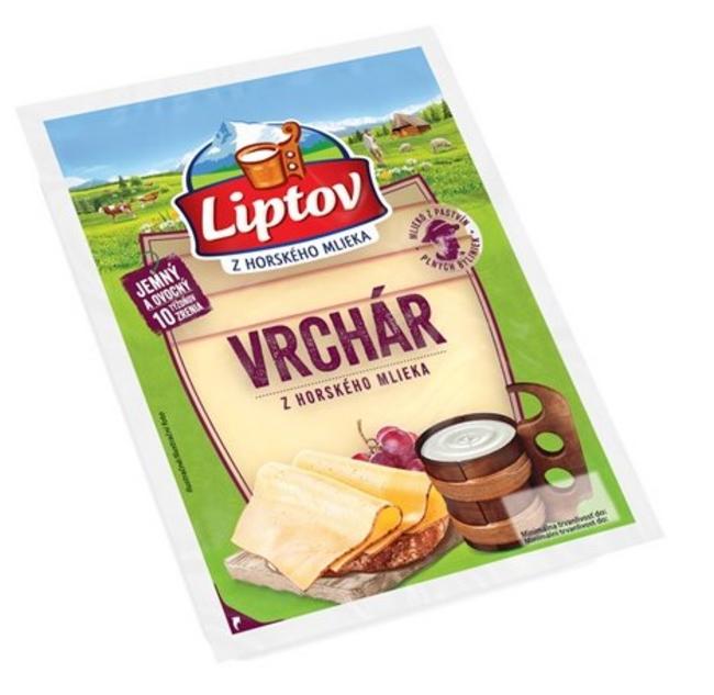 Vrchár Liptov syr jemný a ovocný - porciované plátky 90 g - Klas