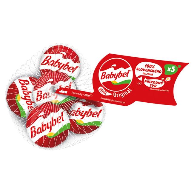 Babybel Mini syr polomäkký zrejúci plnotučný 5 x 20 g - Klas