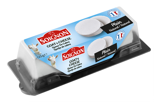 Soignon kozí valček natur 125 g - Klas
