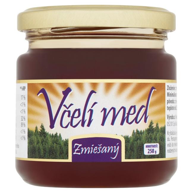 Včelí med zmiešaný lesný 250 g - Klas