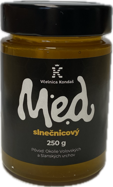Včelnica Kondáš Med Slnečnicový 250 g - Klas
