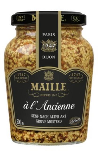 Maille Tradičná Hrubozrnná horčica 200 ml - Klas
