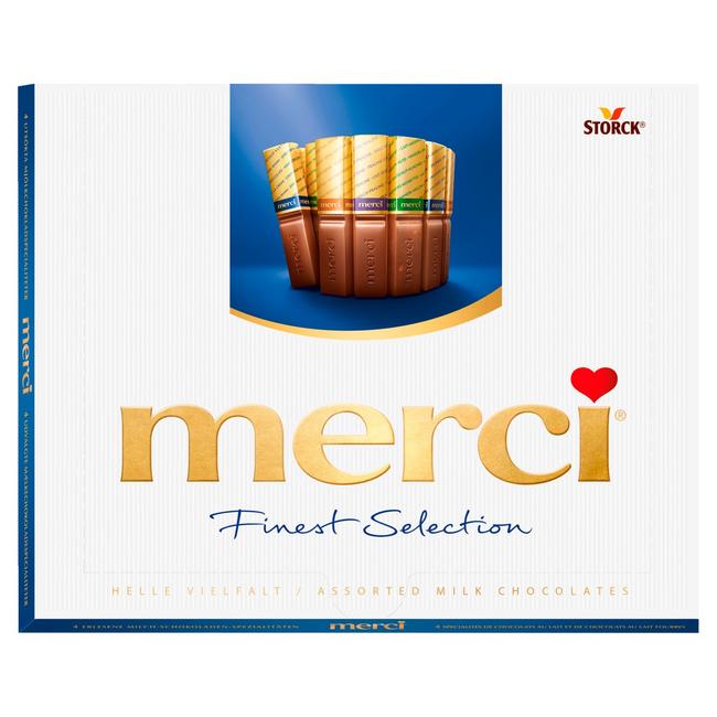 Merci Mix 4 Mliečna modrá 250 g - Klas