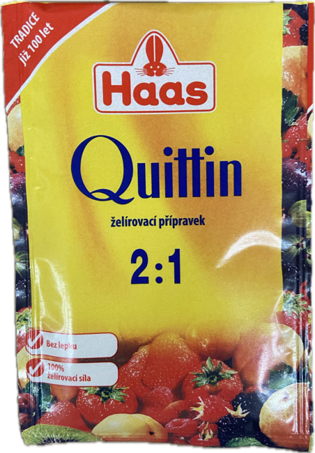 Haas Quittin 2:1 želírovací prípravok 24 g - Klas