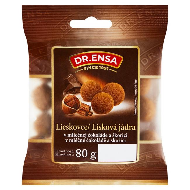 Dr. Ensa Lieskovce v mliečnej čokoláde a škorici 80 g - Klas