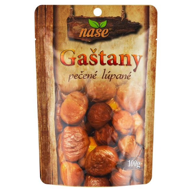 Naše Gaštany pečené lúpané 100 g - Klas
