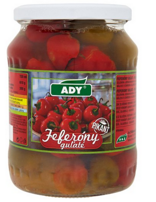 Ady Feferóny guľaté 610 g /PP 300 g/ - Klas