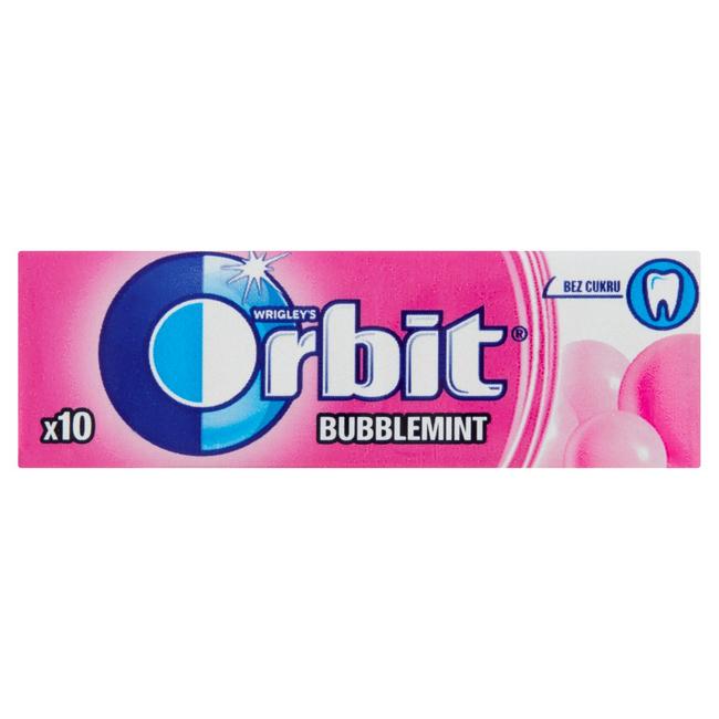 Wrigleys Orbit Bubblemint žuvačka bez cukru 14 g - Klas