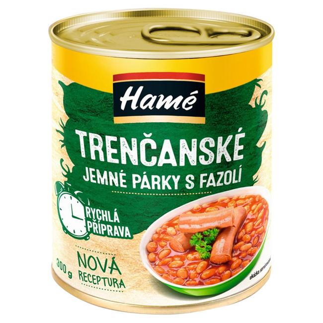 Hamé Trenčianske jemné párky s fazuľou 300 g - Klas