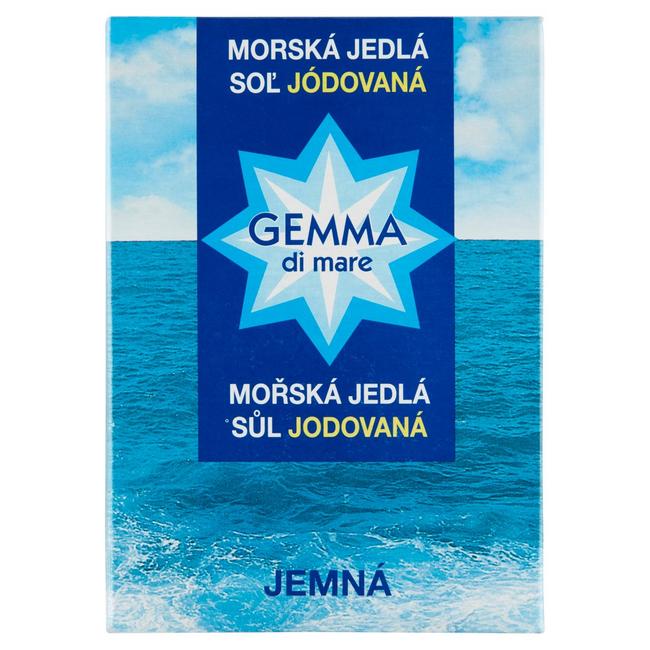 Gemma Di Mare Morská jedlá soľ jódovaná jemná 1 kg - Klas
