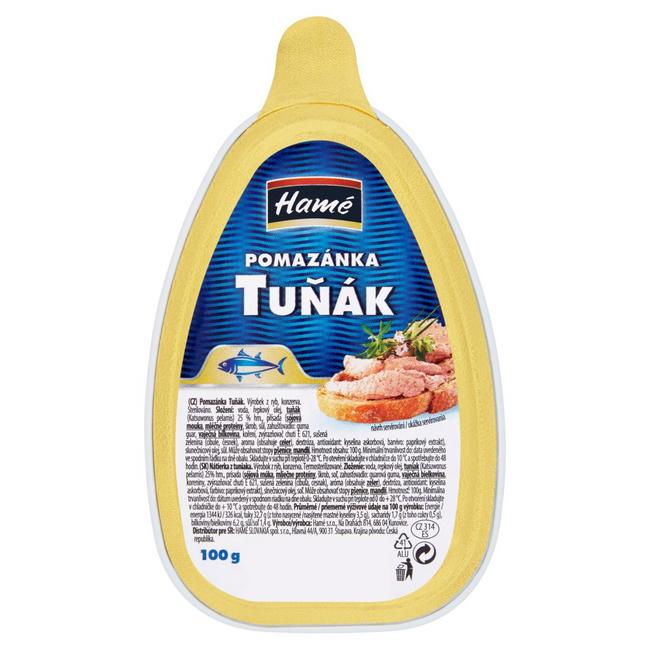 Hamé Nátierka z tuniaka 100 g - Klas