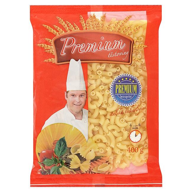 Premium Bezvaječné cestoviny pšeničné kolienka malé 400 g - Klas