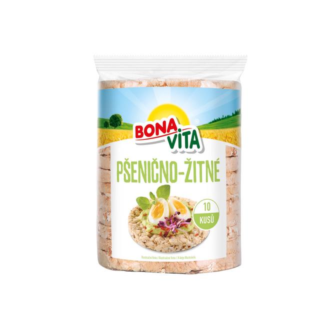 BonaVita Celozrnné chlebíčky pšenično-ražné 90 g - Klas