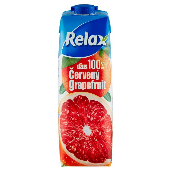Relax Džús grep červený 100%, 1l - Klas