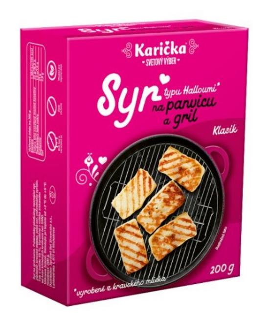 Karička syr na panvicu a gril typu Halloumi klasik 2 x 100 g - Klas