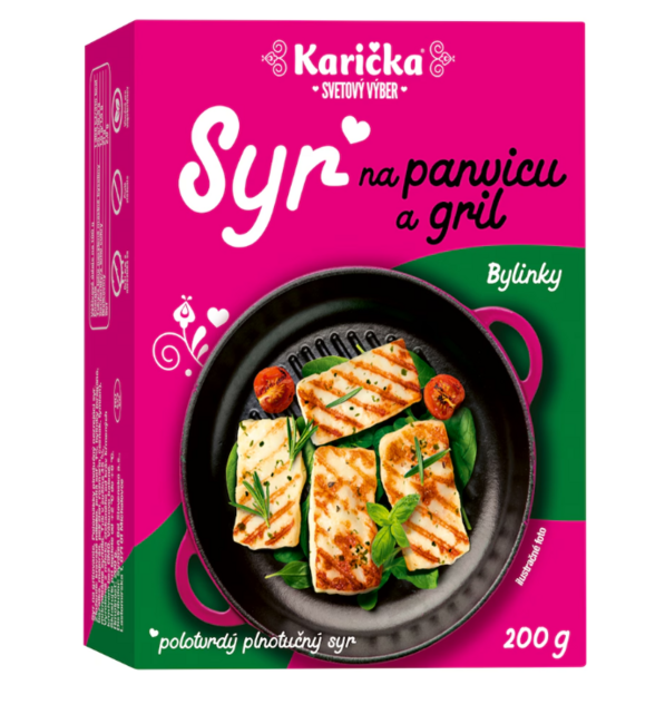 Karička syr na panvicu a gril typu Halloumi Bylinky 2 x 100 g - Klas