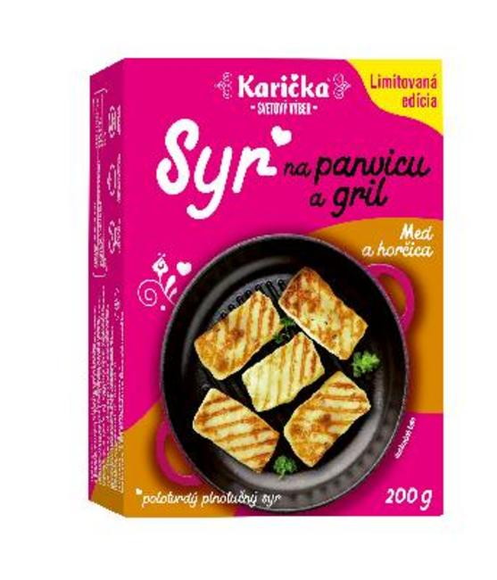 Karička syr na panvicu a gril typu Halloumi Med a horčica 2 x 100 g - Klas