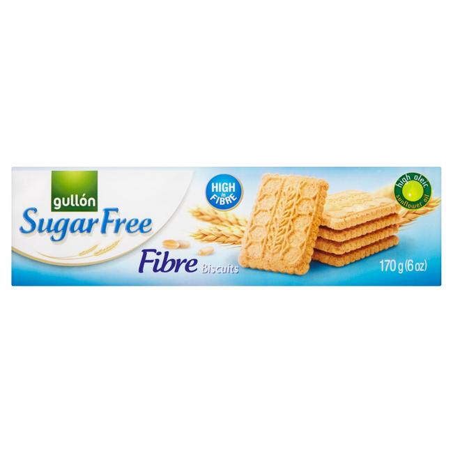 Gullón Fibre sušienky s vlákninou bez cukru 170 g - Klas