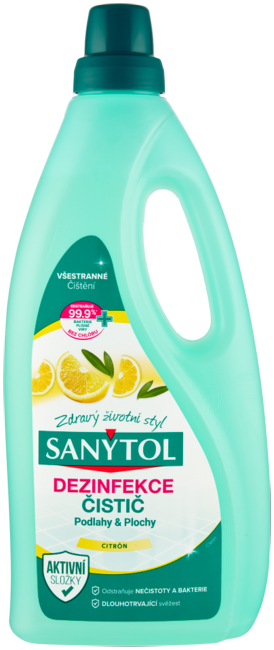 Sanytol dezinfekcia univerzálna na podlahy citrus 1 l - Klas