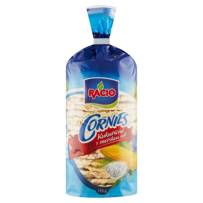 Racio Cornies Kukuričné chlebíčky s morskou soľou 115 g - Klas