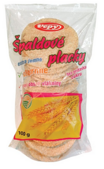 Vepy placky špaldové celozrnné 100 g   - Klas