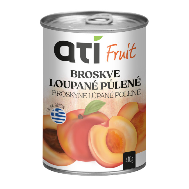 Ati Kompót broskyne polené lúpané 425 ml /  p.p. 210 g       - Klas