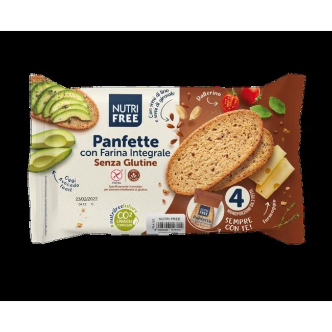 Nutri Free Panfette Integrale chlieb tmavý, krájaný 340 g bezlepkové - Klas